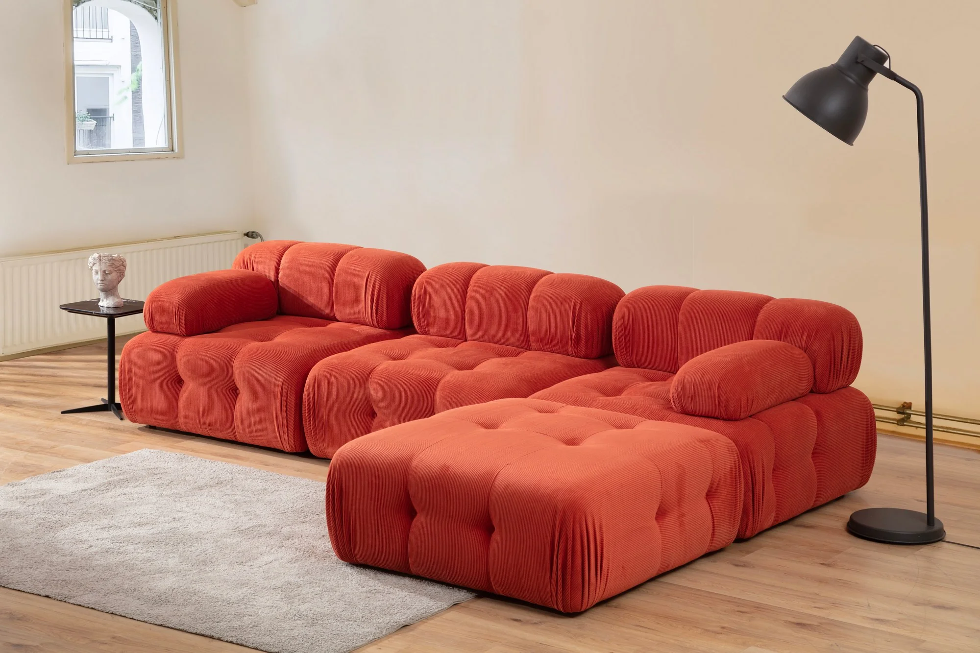 Modulaire zitbank Bubble Deluxe ribstof