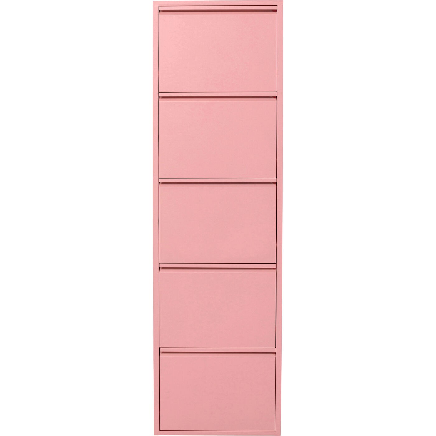 Schoenenkast Caruso roze 5 laden Kare Design