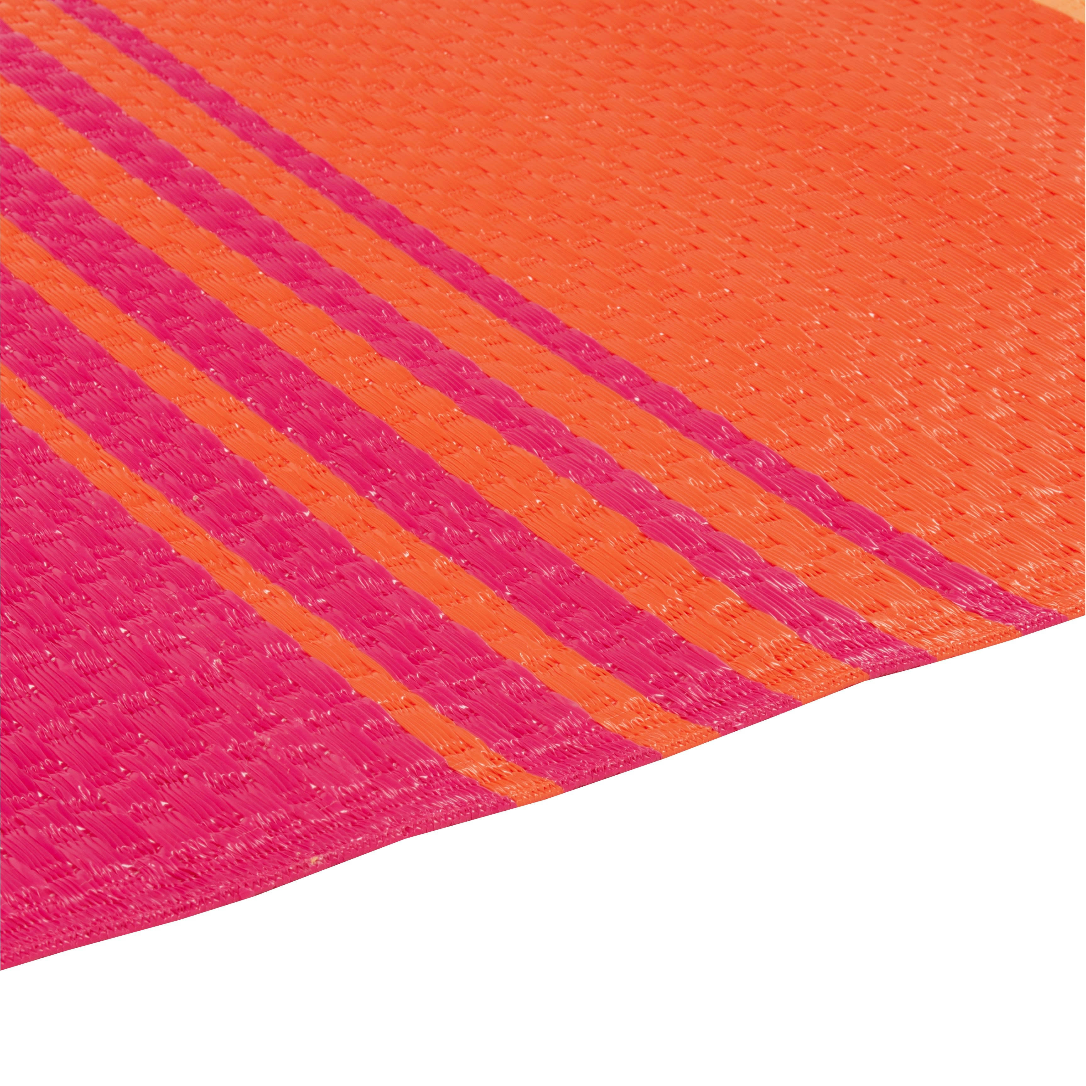 DUARTE - Tapis tissé tie and dye multicolore 90x150