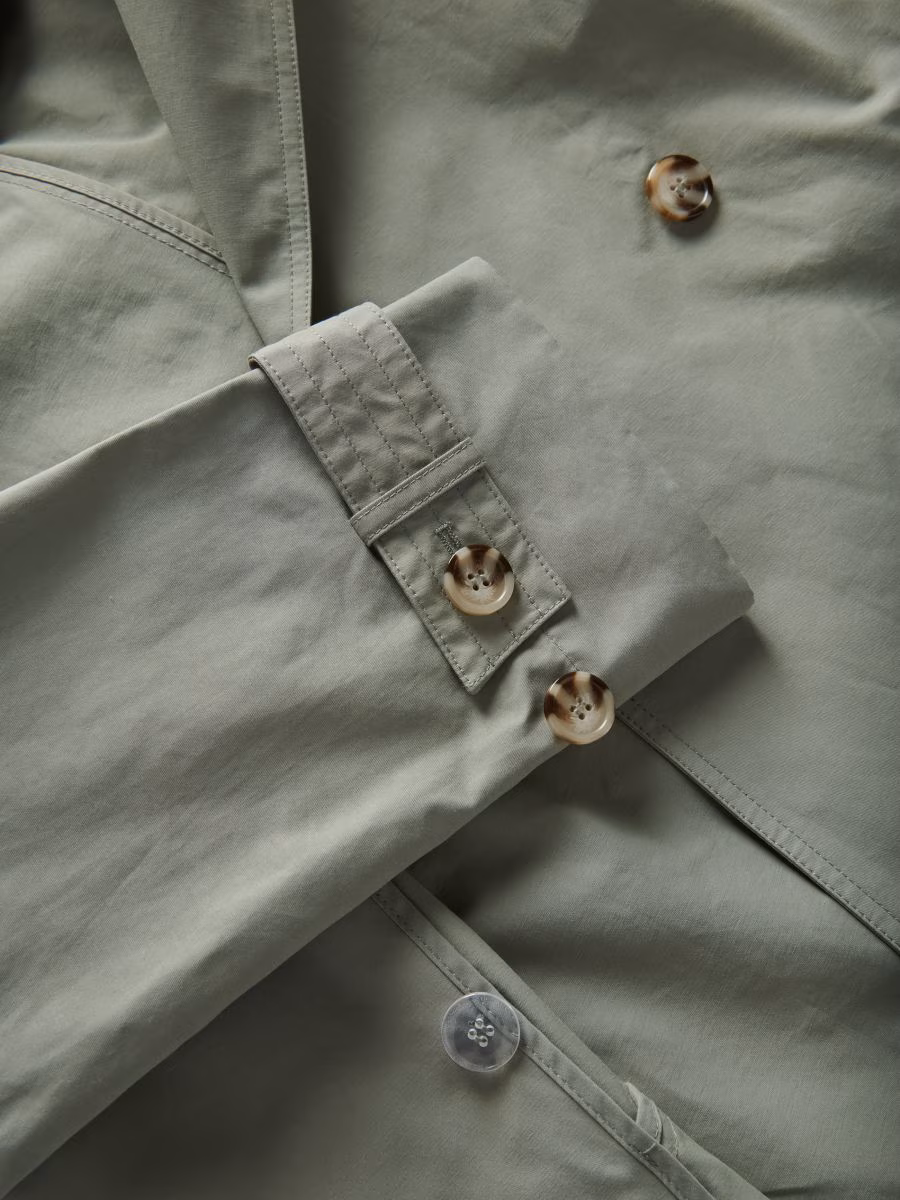 Double Breasted Oversized Trench Coat