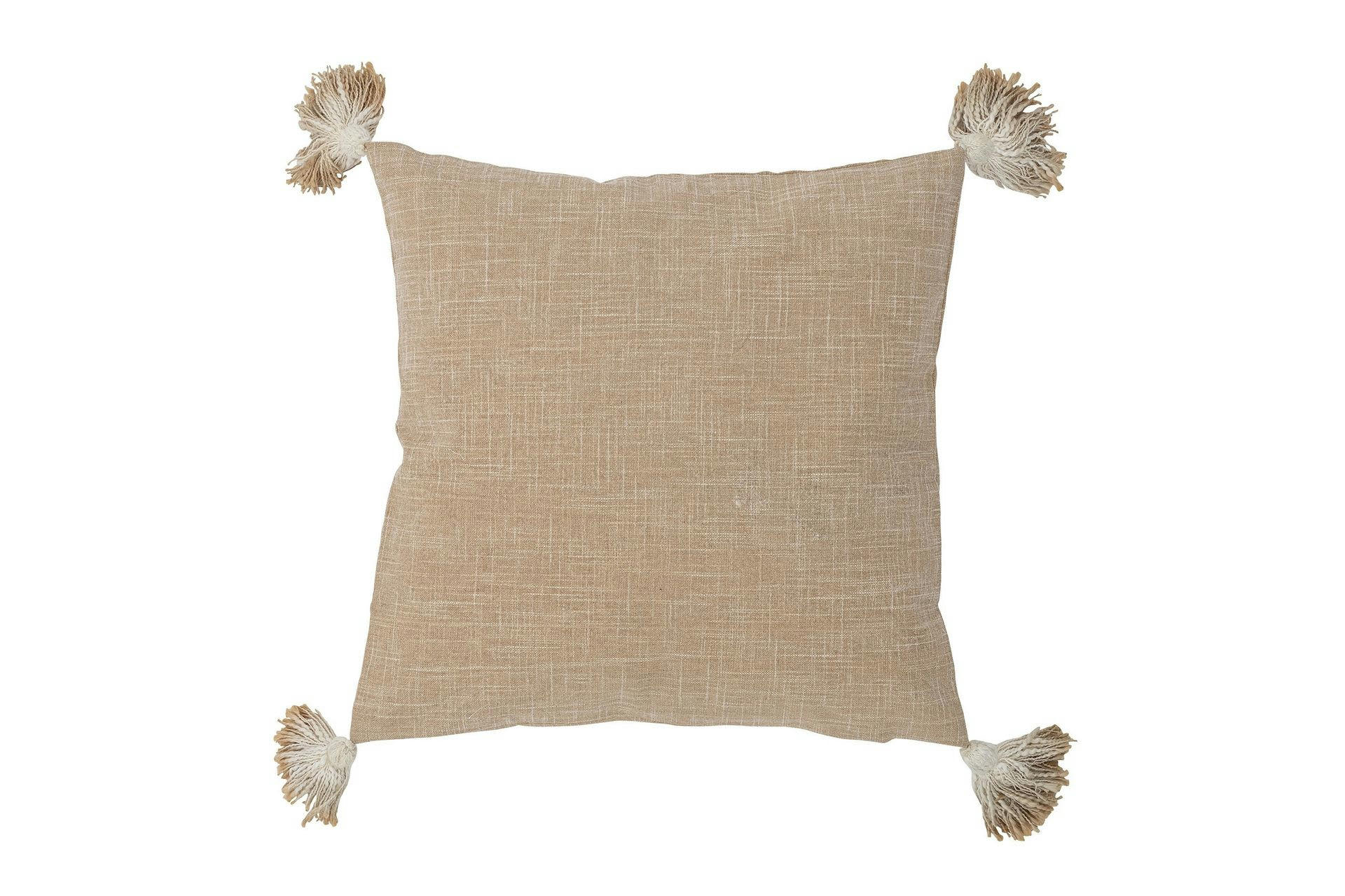 SIFF - Coussin en coton beige 45x45 cm