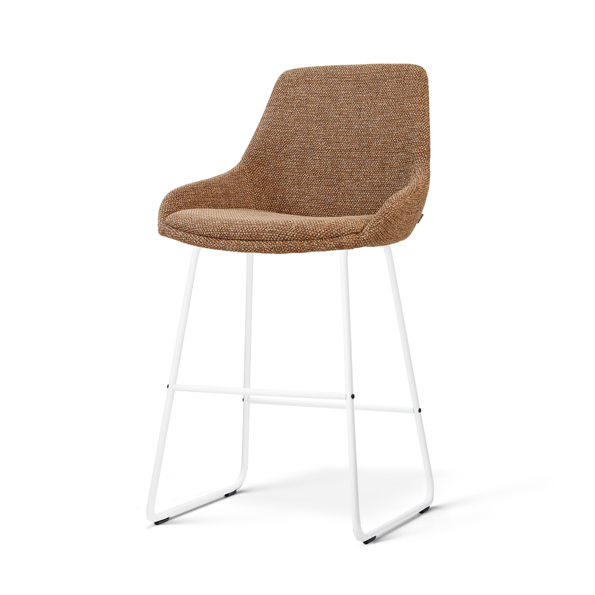 Nolon Nino-Isa barkruk bruin blend - wit onderstel - 65 cm
