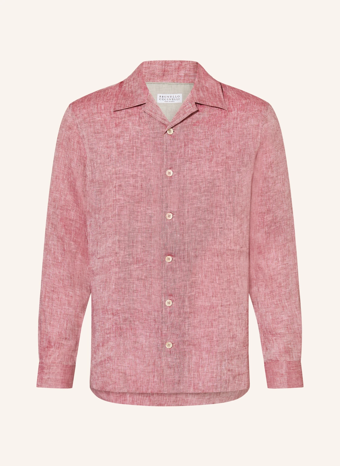 BRUNELLO CUCINELLI Leinenhemd Comfort Fit