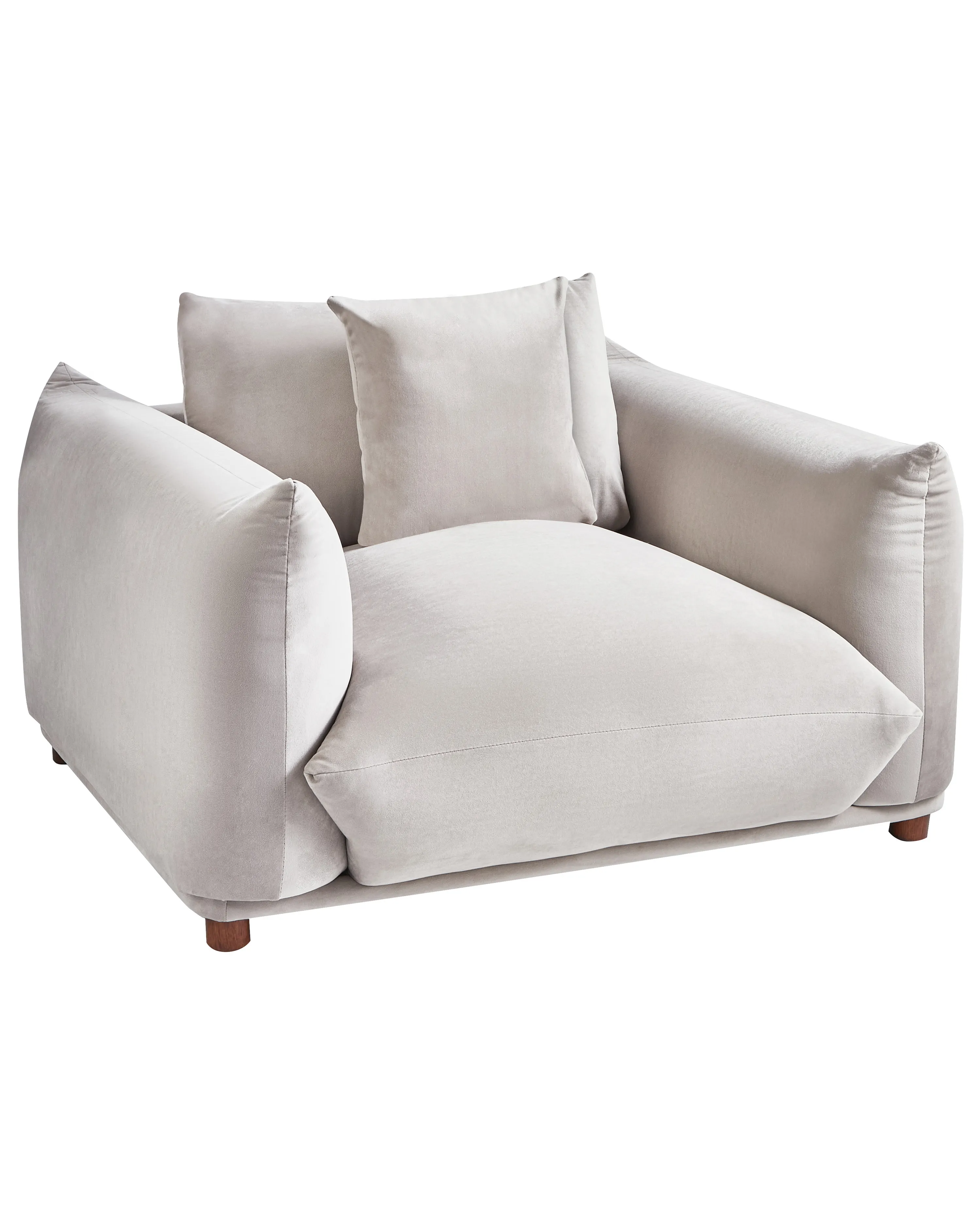 Armchair LUVOS Velvet Taupe