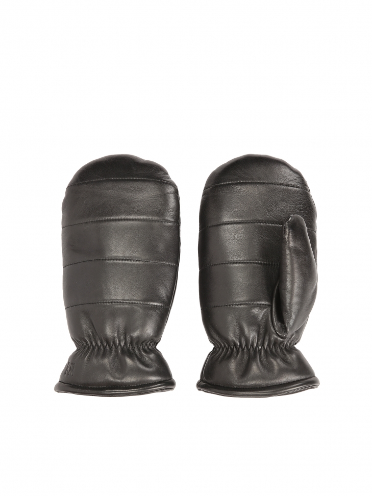 Men's gloves made of grain leather with one finger