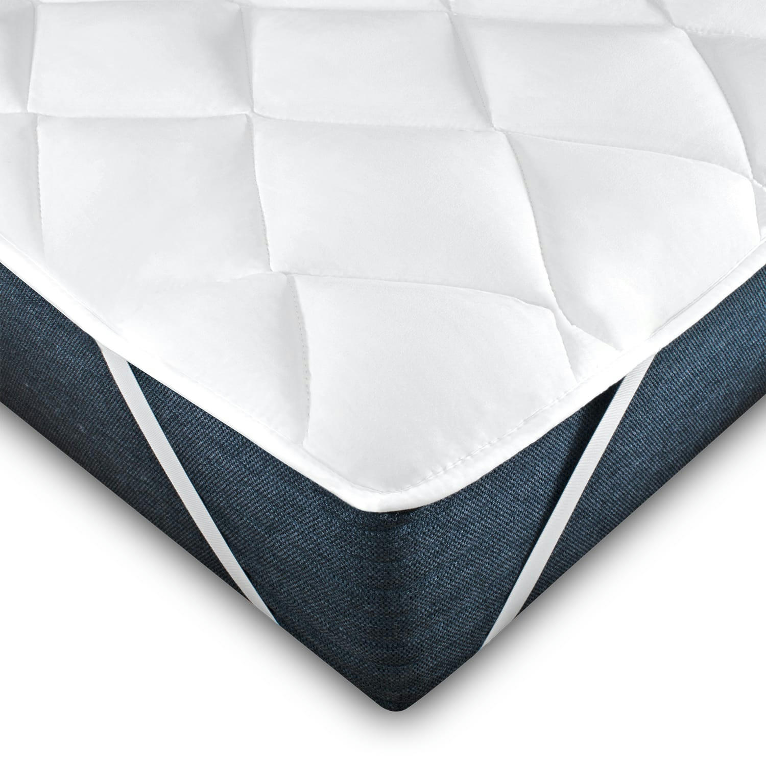 - Surmatelas 160x200 grand confort, mousse microfibre, certifié oeko tex