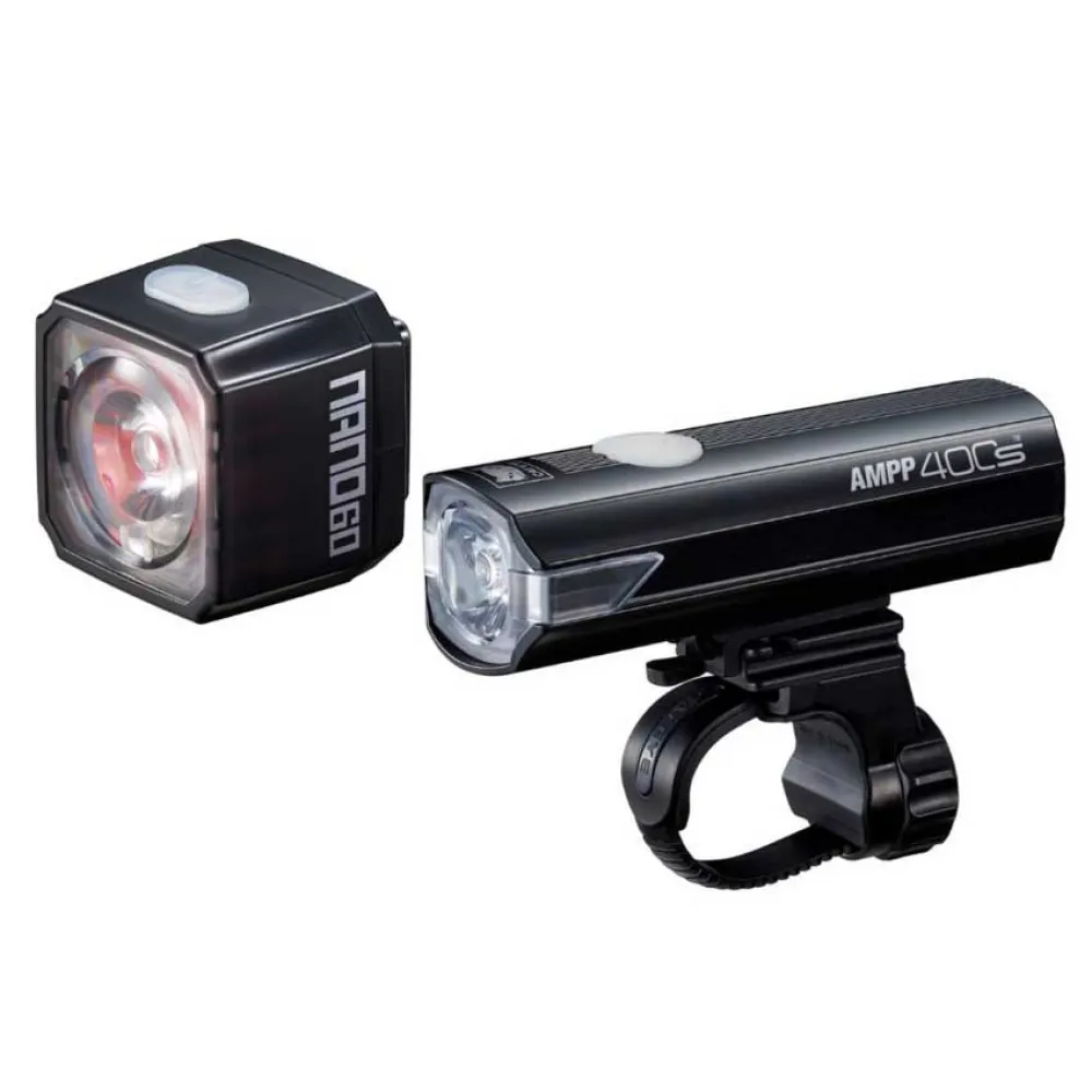 Cateye AMPP400S   Nano60 light set