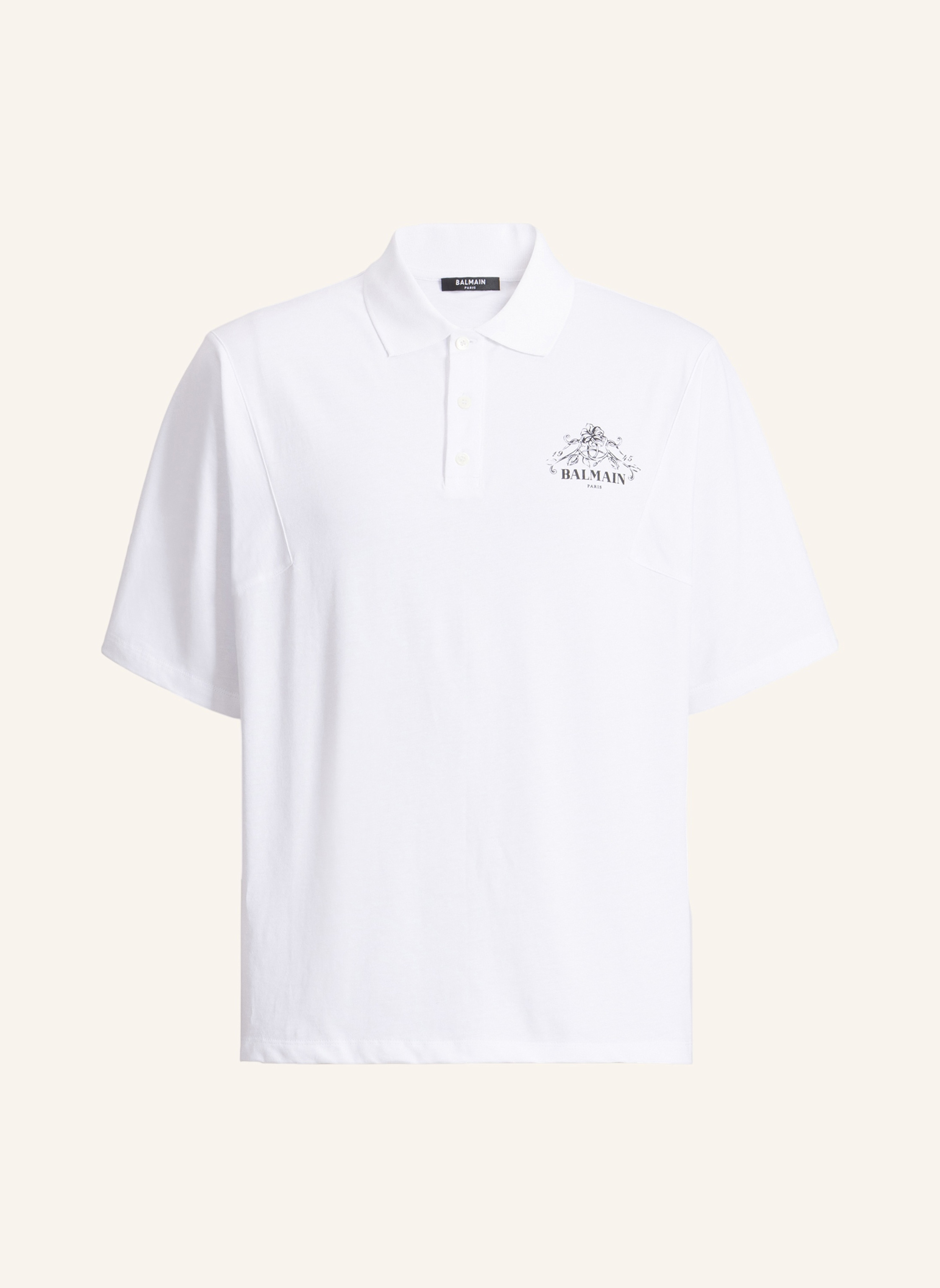 BALMAIN Bedrucktes Balmain Vine Poloshirt