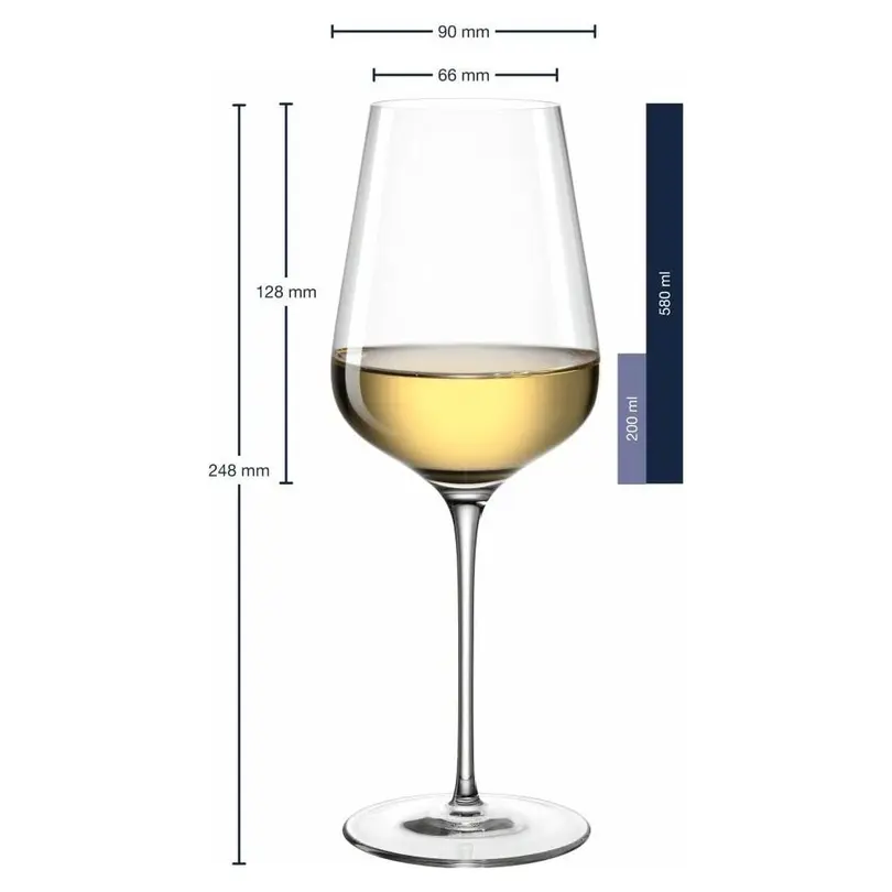 Weissweinglas 6er-Set Brunelli