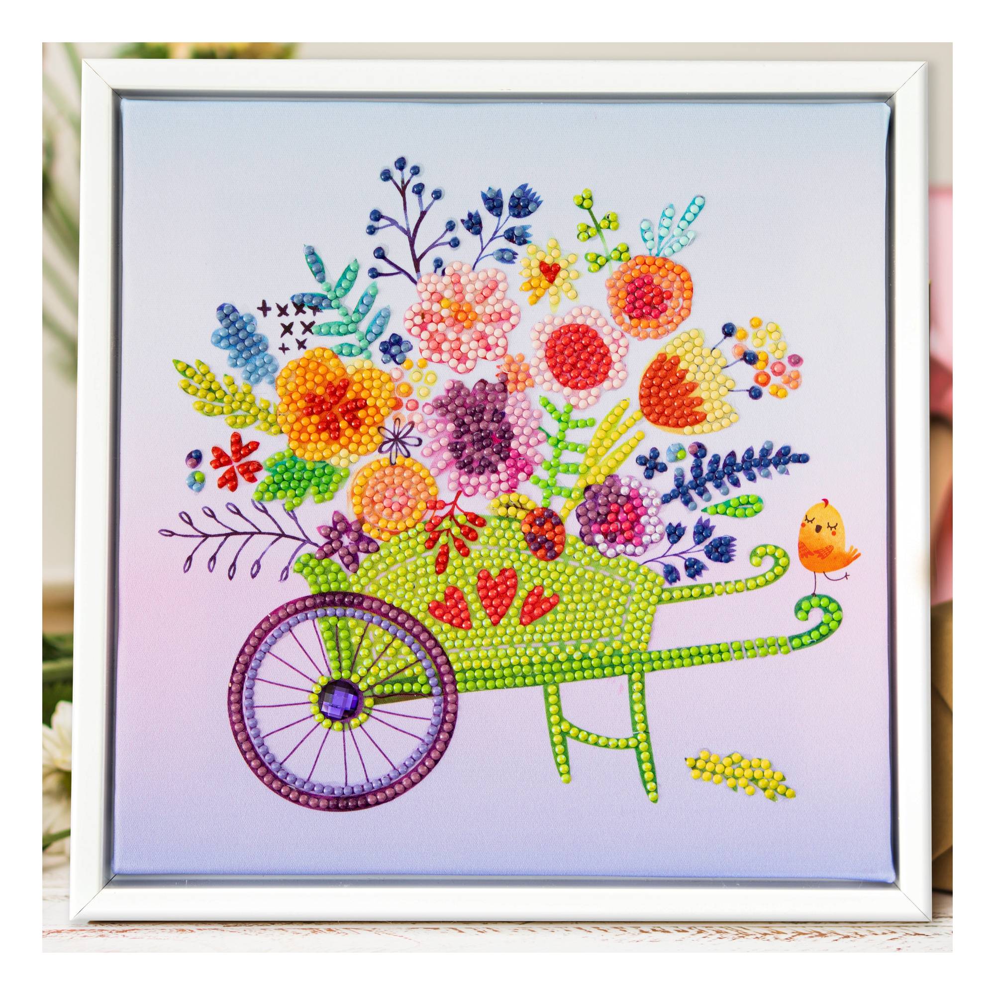 Diamond Dotz Flower Barrow Kit 23cm x 23cm