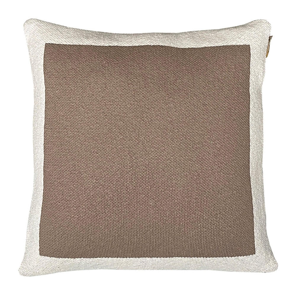 Malagoon Solid Poster Sierkussen 50 x 50 cm - Rustic Beige