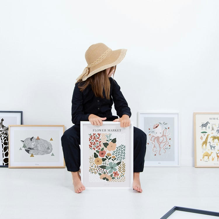 BLOEM - Affiche Floral Market (30 x 40 cm)