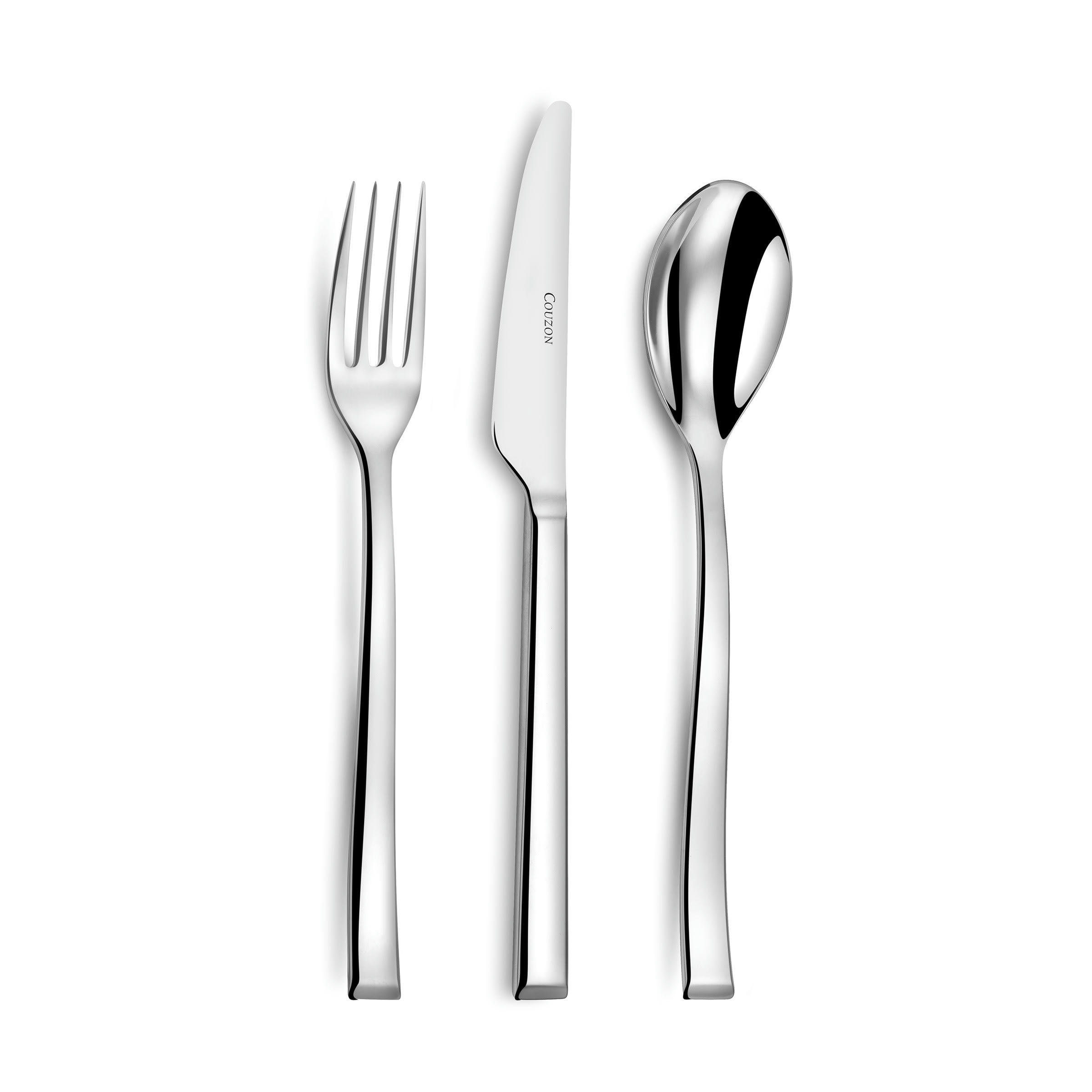 SIDE - Couverts entrée, fromage, dessert pour 6 personne en Acier Inoxydable