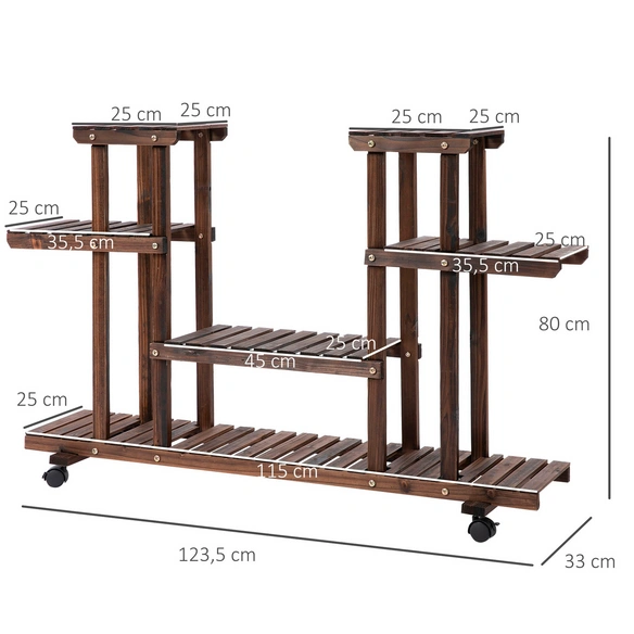 Pflanzenregal, BxHxL: x x cm, Tannenholz