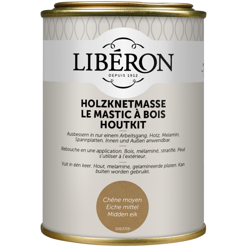 Mastic à bois chêne moyen 0,2 L LIBERON