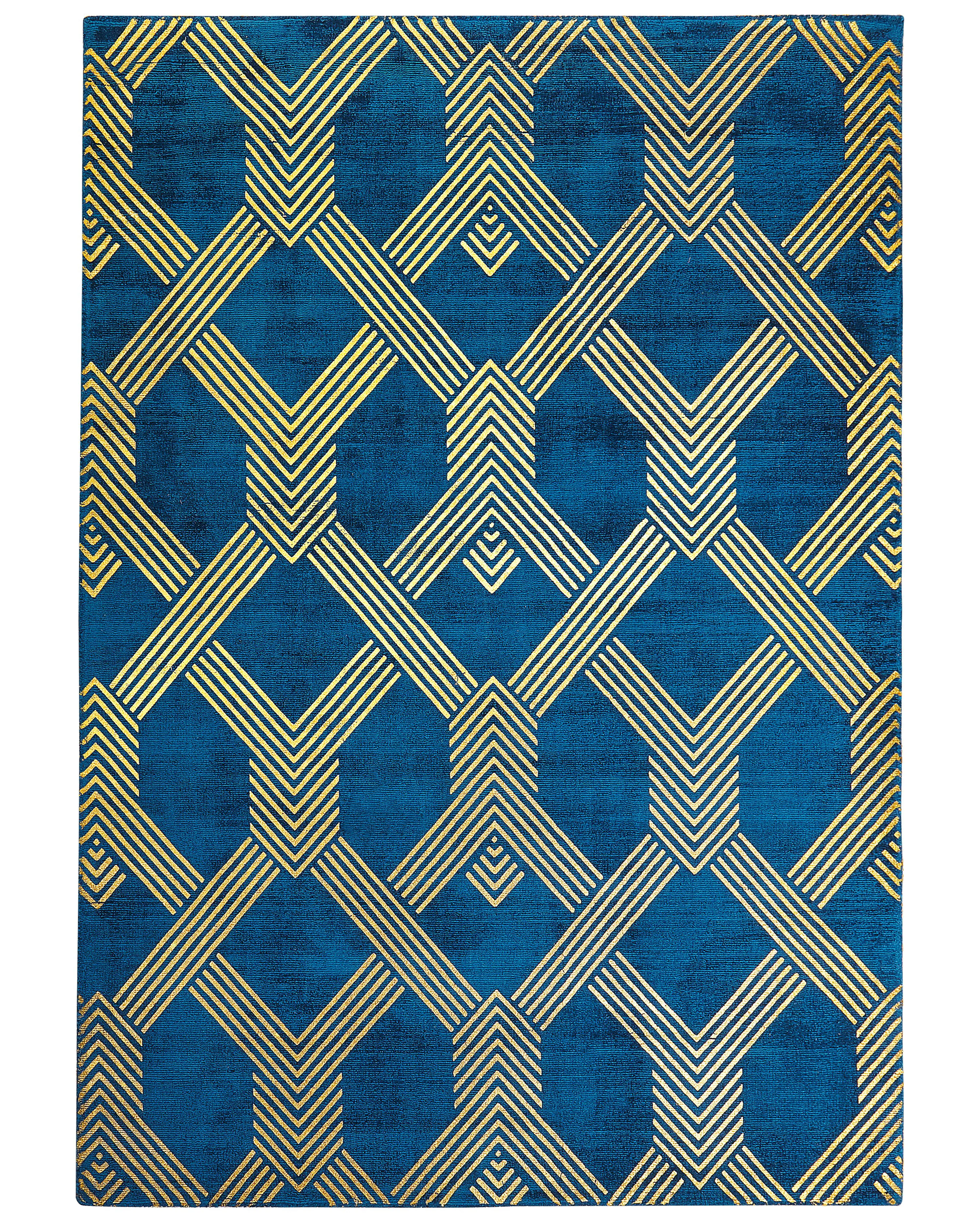 Rug VEKSE Blue 140 x 200 cm Viscose