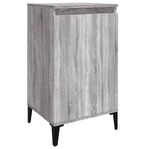NNEVL Bedside Cabinets 2 pcs Grey Sonoma 40x35x70 cm Engineered Wood