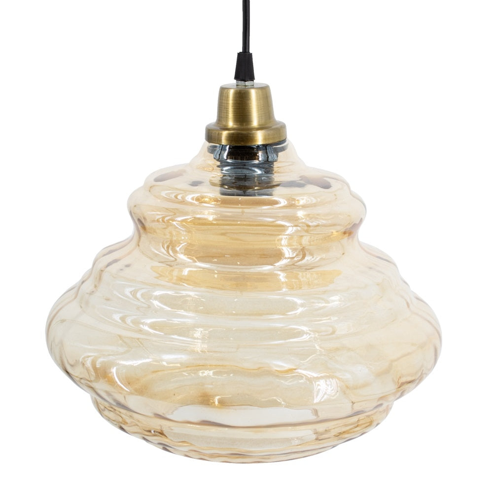 Hanglamp Eetkamer Woonkamer Slaapkamer - Vintage - Goud - 30 cm