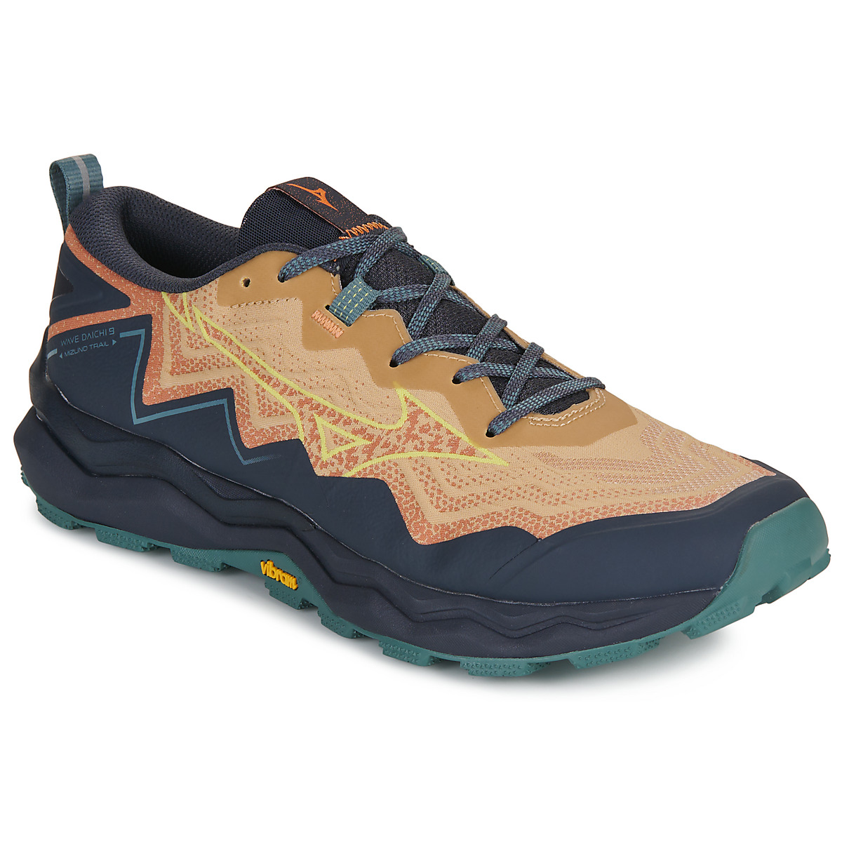 Mizuno - WAVE DAICHI 9 - Beige / Marine