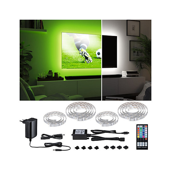 MaxLED 250 Strip LED Kit de base 4,3m RGBW  4,3m revêtue 22W 233lm/m 28 LEDs/m RGBW  24VA