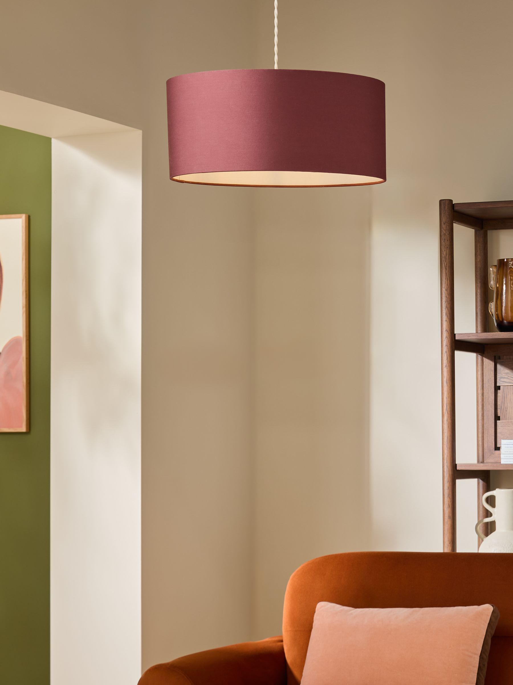 Oro Easy Fit Drum Shade in Brown