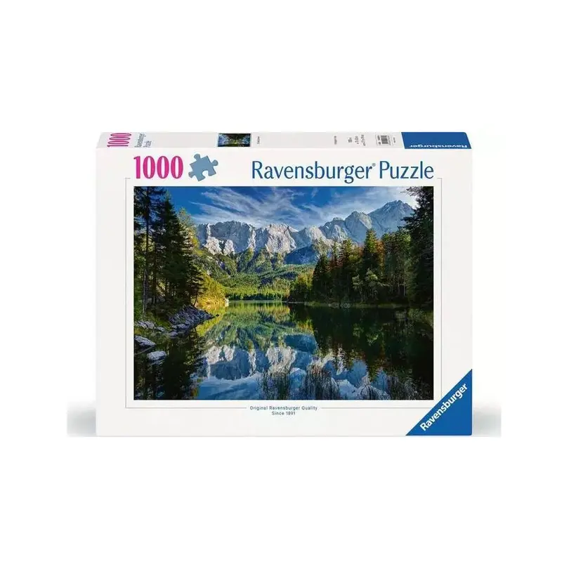 Puzzle Eibsee mit Wettersteingebirge