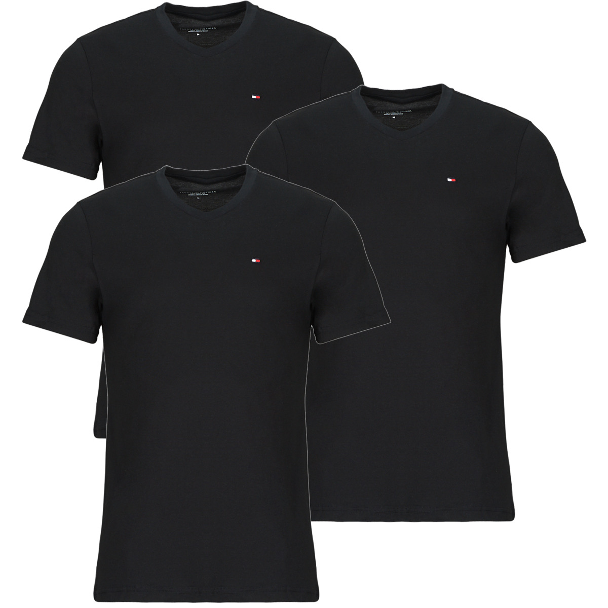 Tommy Hilfiger - 3P SS TEE X3 - Black