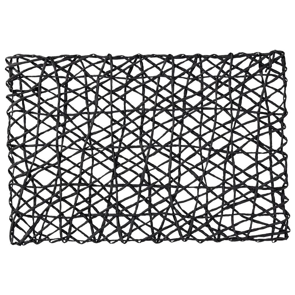 Set de table rectangulaire filaire noir