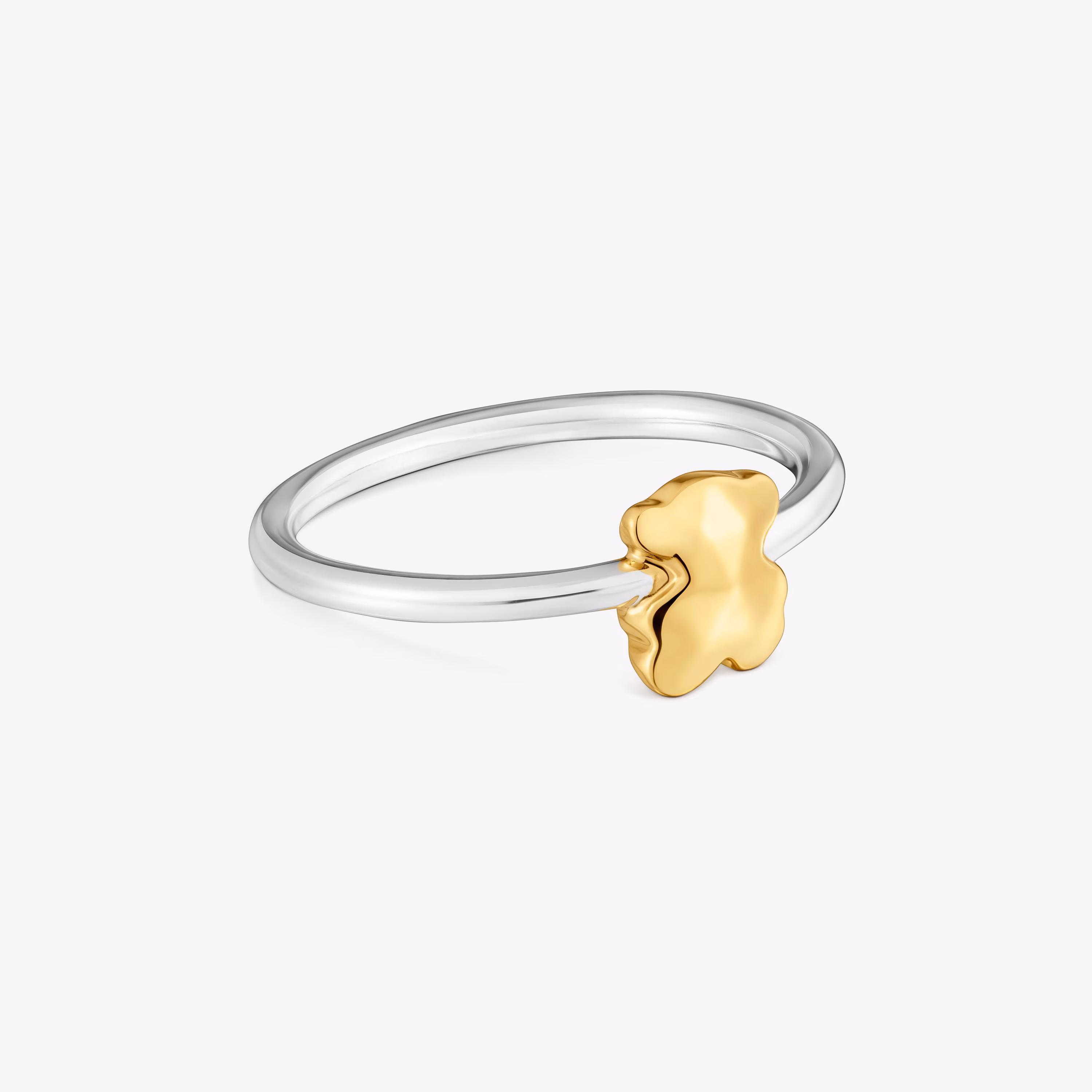 Anillo oso bicolor Icon Metal