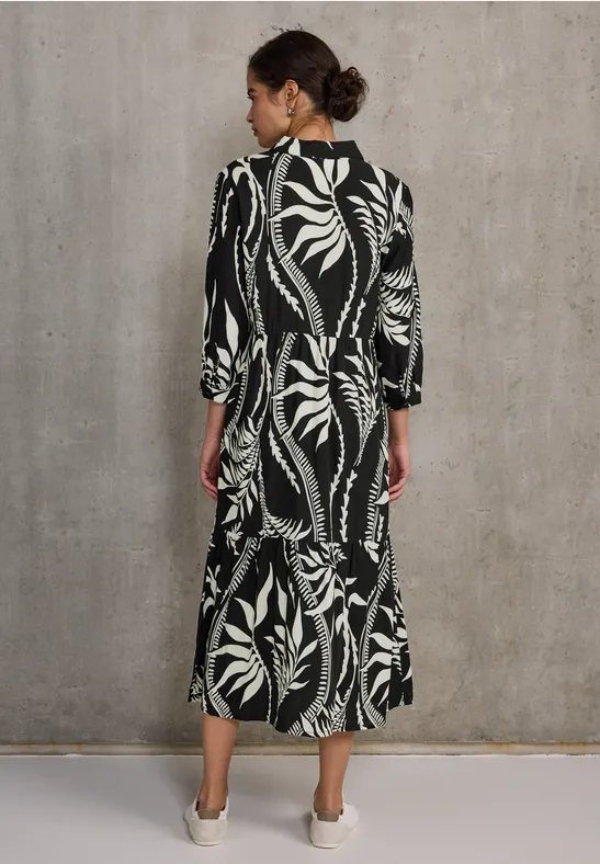 Blusenkleid mit Volants