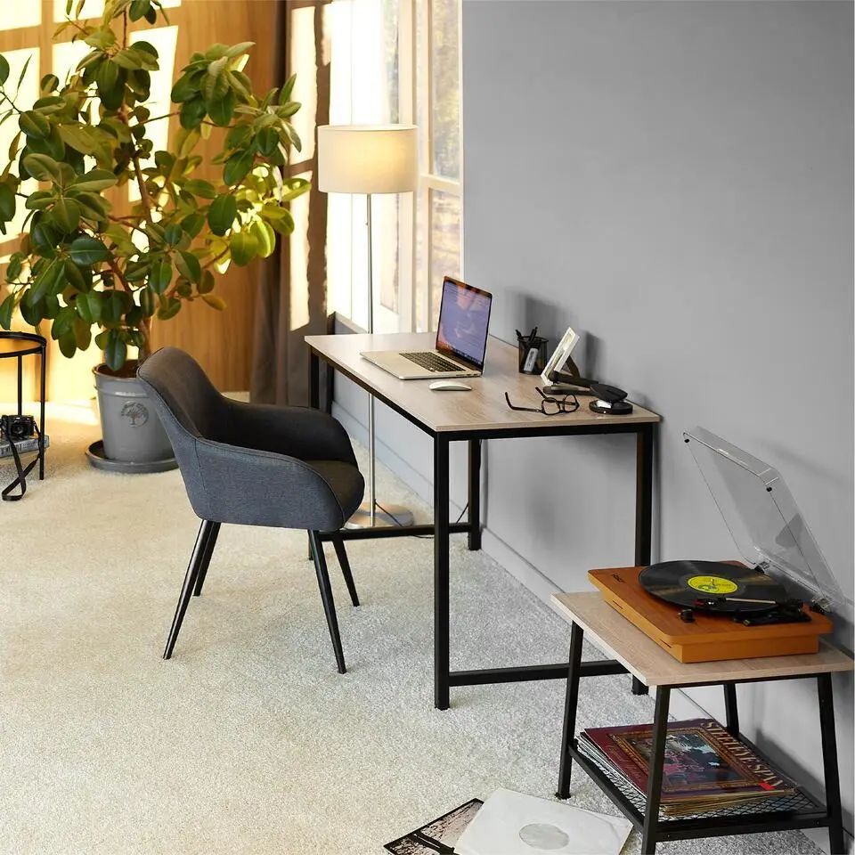 tectake Bureau Jenkins, Industrieel Licht Hout, Eiken Sonoma