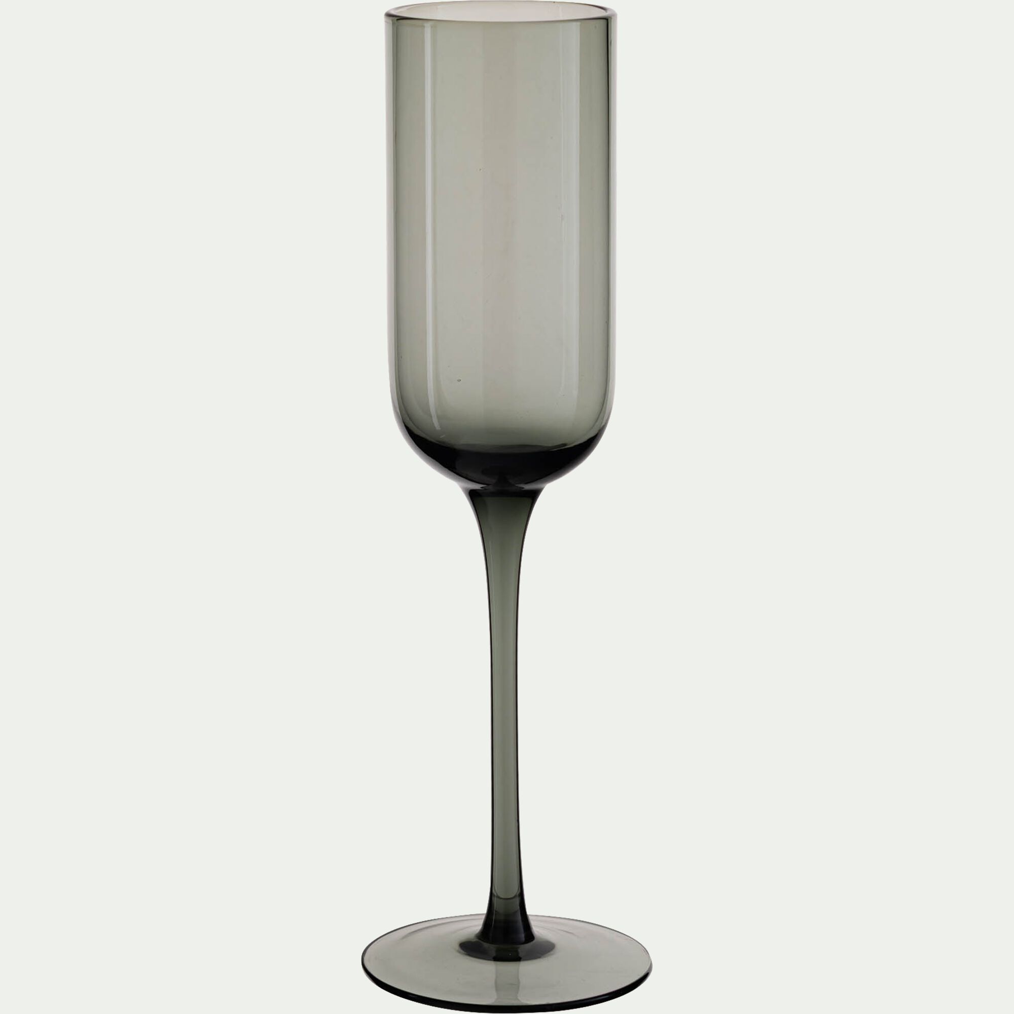 ORAGE - Flûte à champagne en verre 18,5cl - gris