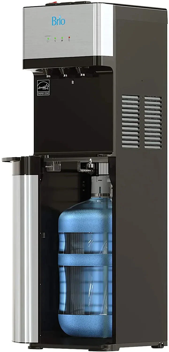 Brio Self Cleaning Bottom Loading Water Cooler Water Dispenser- 3 Temperature Settings(Dispenser/34 Pound (Pack of 1)/Standard Packaging)