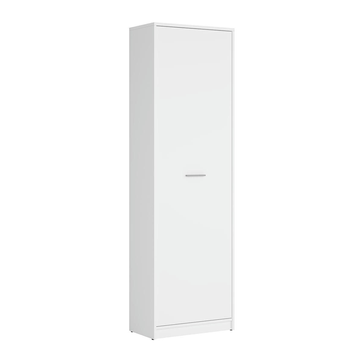 - Armoire colonne 1 porte stratifiés blanc