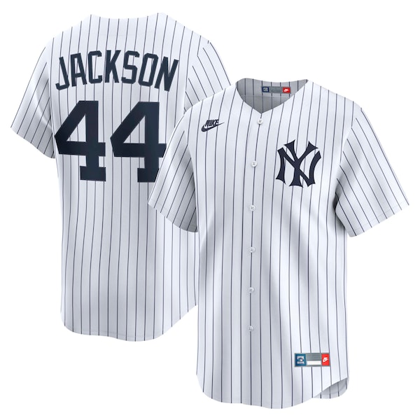 Reggie Jackson New York Yankees Nike Throwback Cooperstown Collection Limited Jersey - White