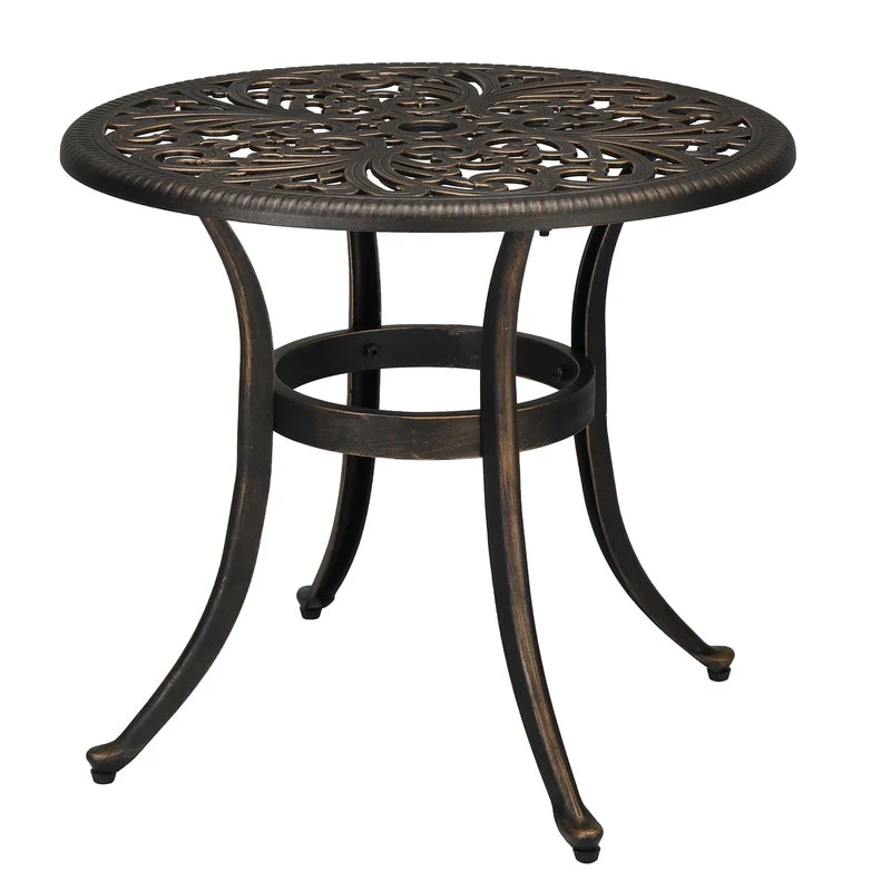 Patio 23.6 Cast Aluminum Dining Table