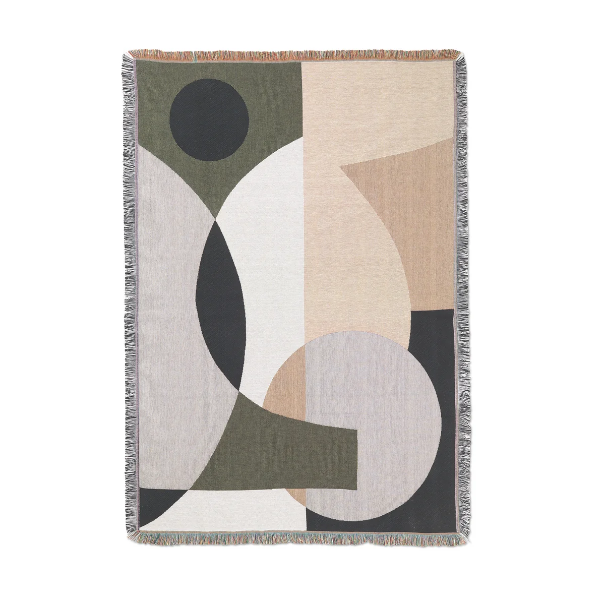 Ferm Living - Entire Decke, 120 x 170 cm, mehrfarbig