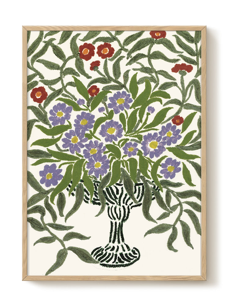 La Poire - Purple Asters - PSTR studio Kunst Poster