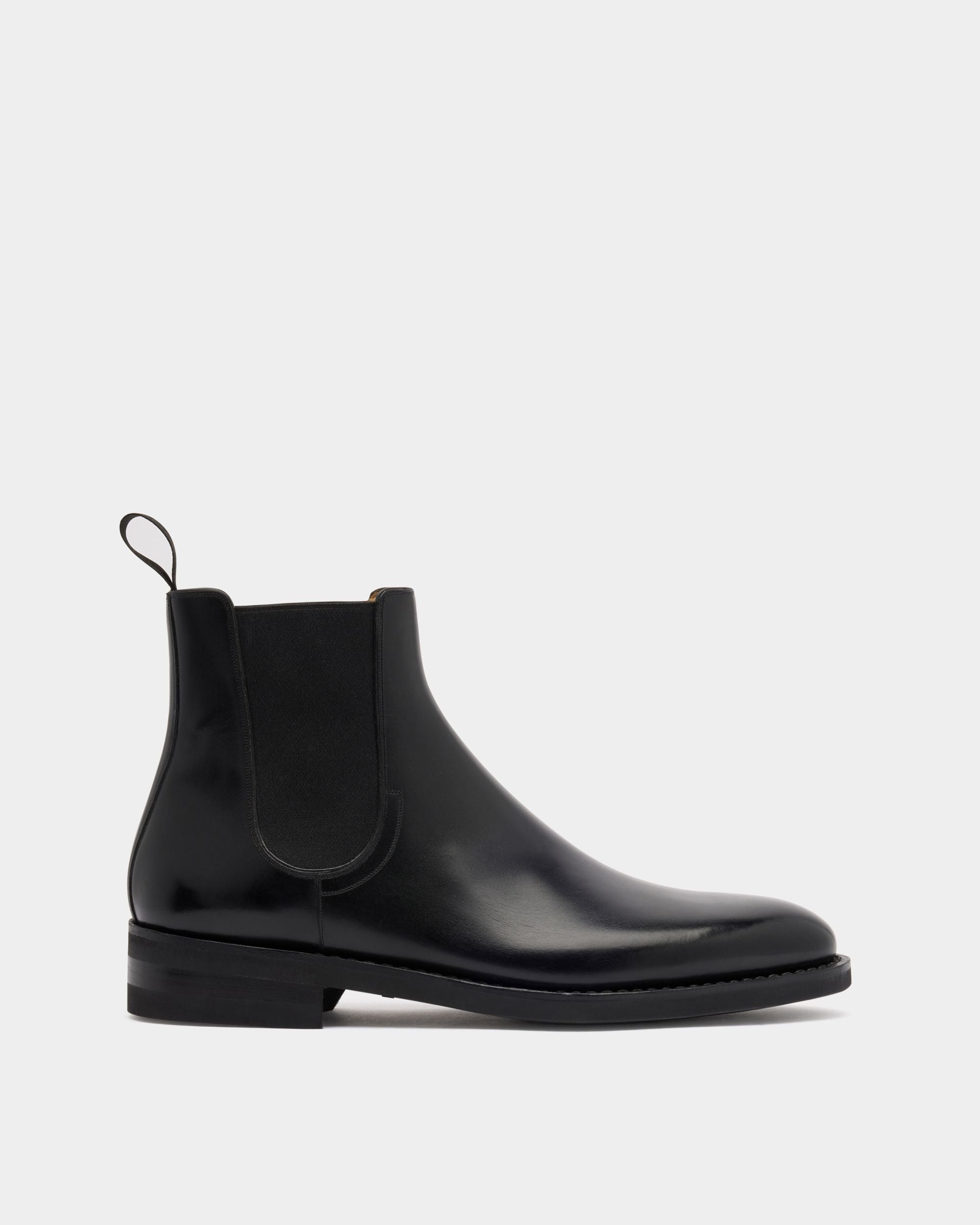 Stiefelette Scribe Un Aus Leder In Schwarz