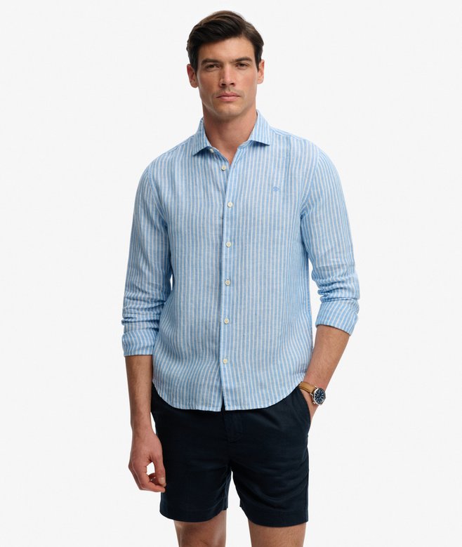 Riviera Long Sleeve Linen Shirt