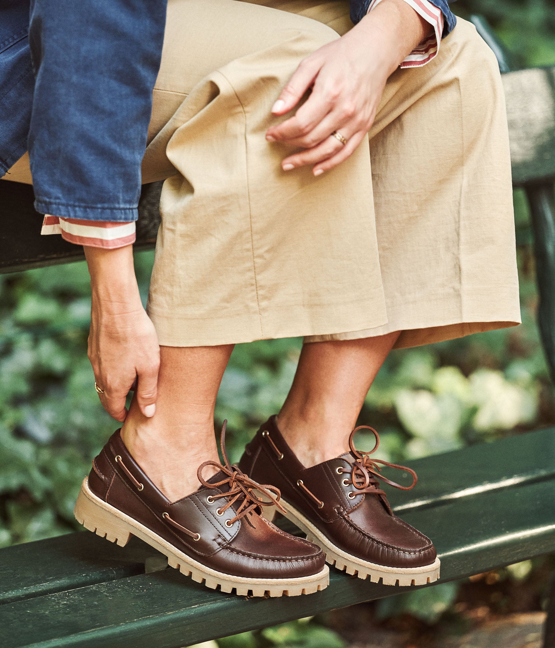 Chaussures bateau chocolat Bart