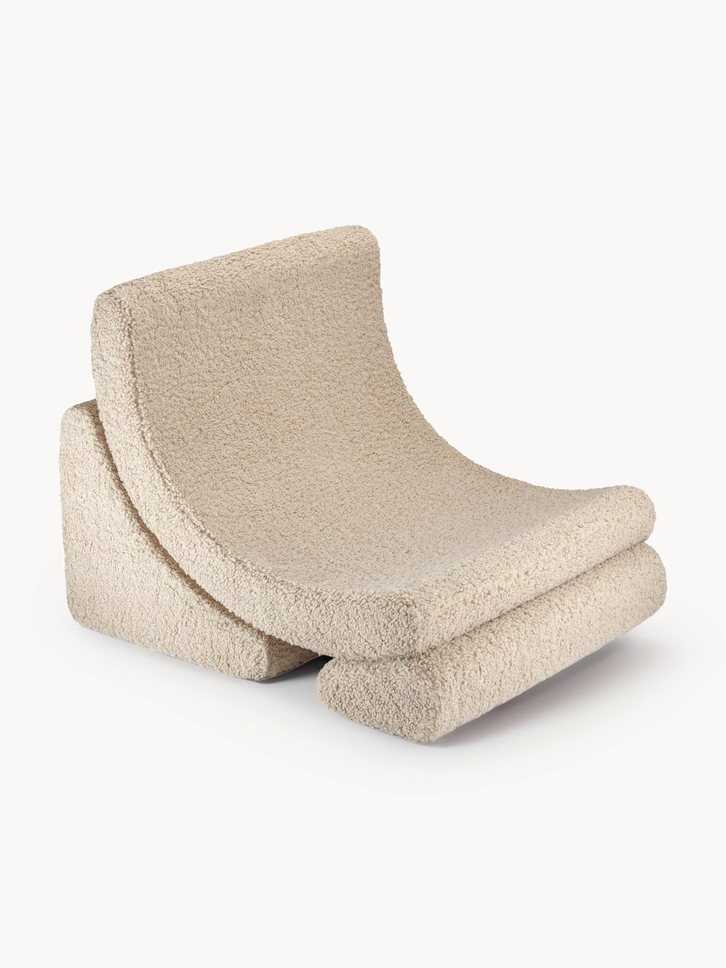 Handgefertigter Kinder-Sessel Moon aus Teddy