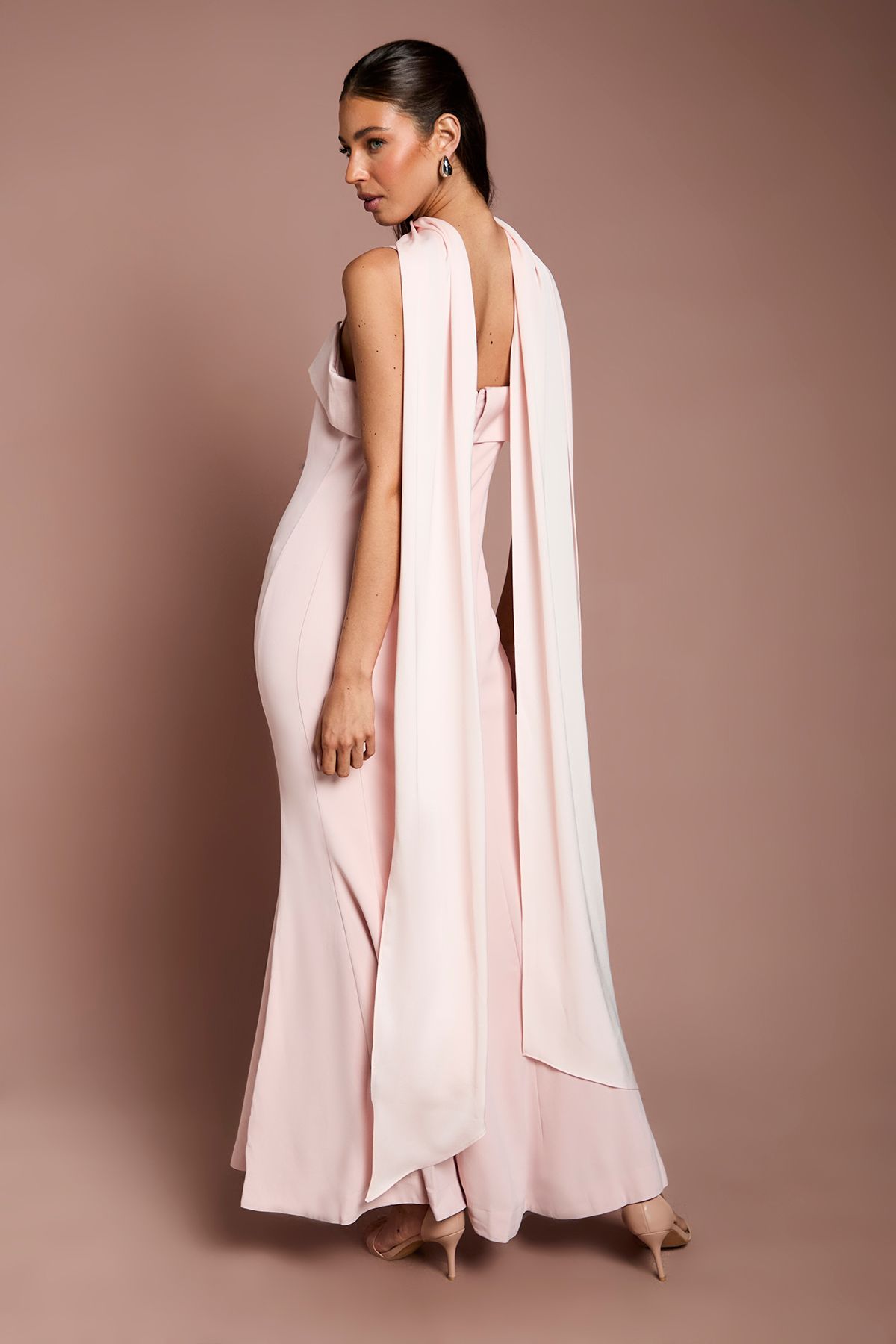 Coast Blush Satin Scarf