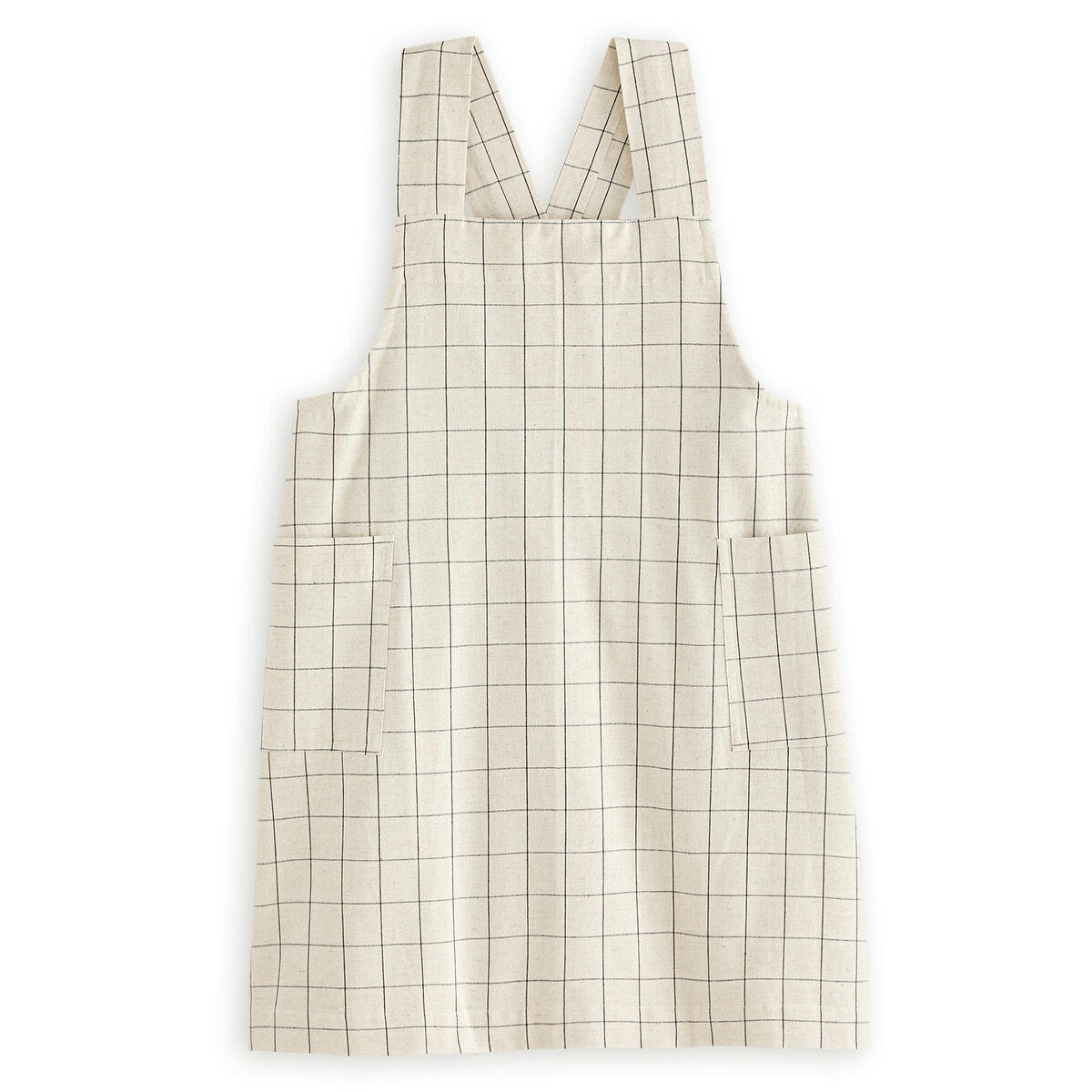 Tablier japonais carreaux tissé teint, Tissala