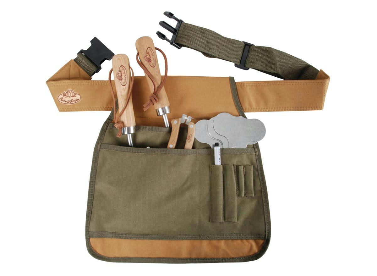 - Ceinture à outils de jardin en Polyester Vert
