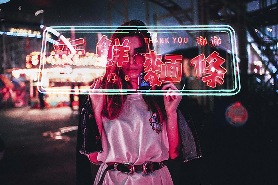 LUNA PARK - Photographie d'art de Chester Wade 60x90 cm sur alu