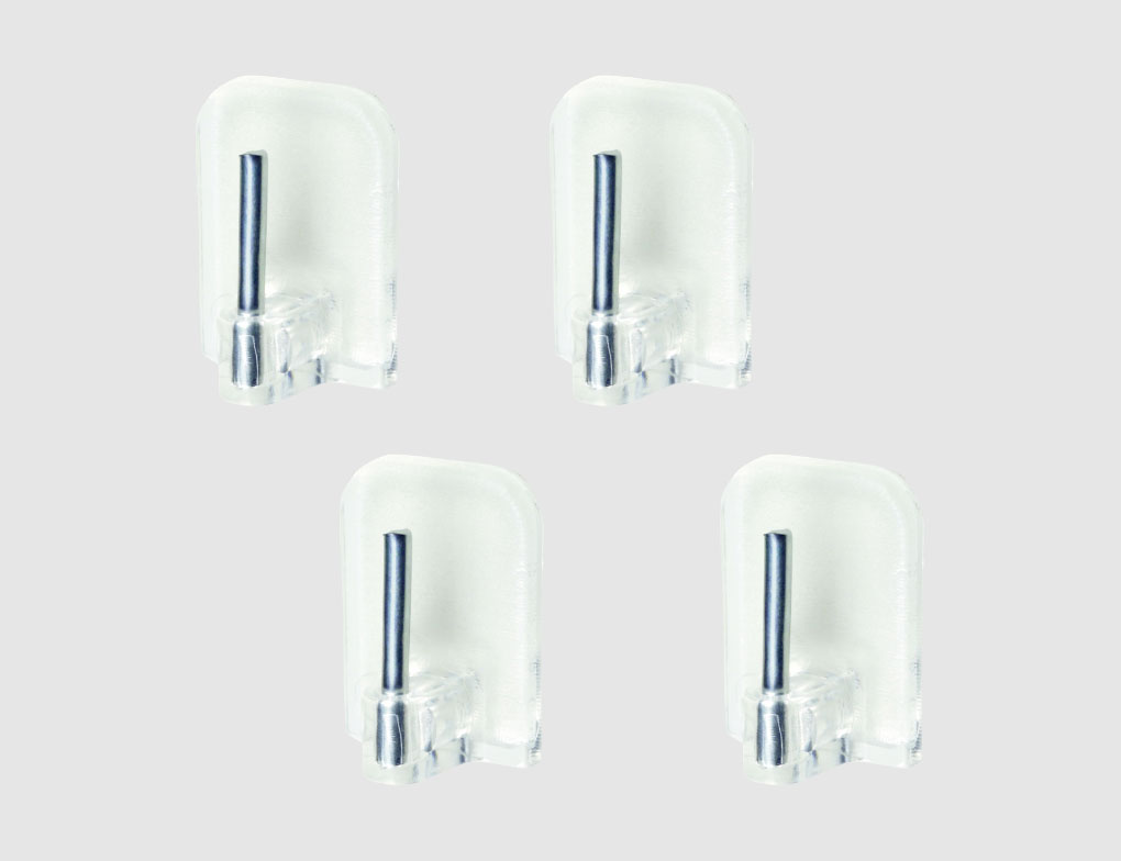 Klebehaken Transparent