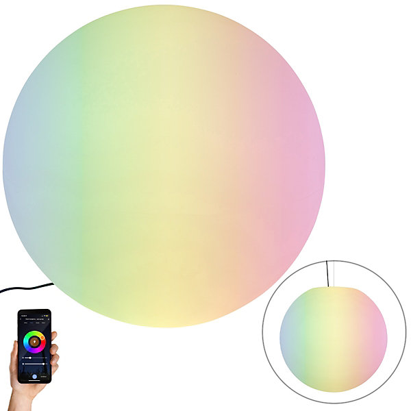Lampe d'extérieur intelligente blanche 77 cm IP65 avec WiFi A60 - Nura