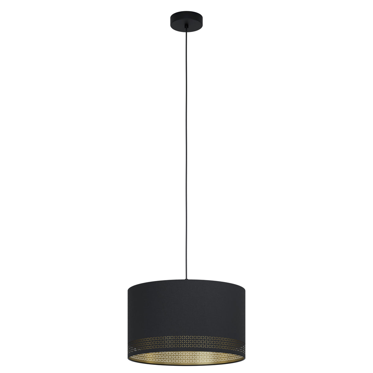 EGLO hanglamp Esteperra - e27 - ø 38 cm - zwart