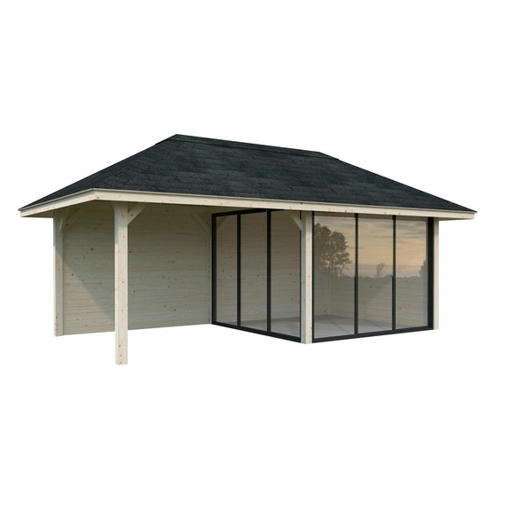 Pavillon »Bianca Set 205 Slide«, BxHxT: 588 x 319 x 300 cm, Grau